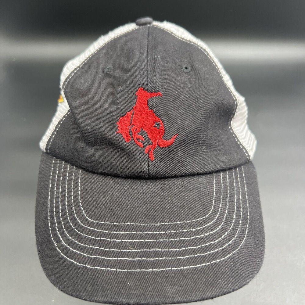 Minotts Black Star Beer Whitefish MT‎ Lager Black Adj. Baseball Cap Mesh Black